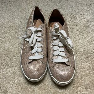 Gold Sparkly Sneakers